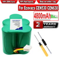 HSABAT 4800mAh Cleaner Battery for Ecovacs deebot TBD 71 deebot 710 720 730 760 Ecovacs CEN530 CEN630 CEN680