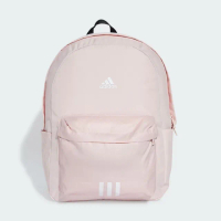 【adidas 愛迪達】CLSC BOS 3S BP 後背包 雙肩背包 書包 經典 運動 休閒 粉色(JF0674)