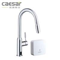 【CAESAR】凱撒衛浴 伸縮款 電漿滅菌廚房龍頭組 KP1035SA 偏遠地區費用另計