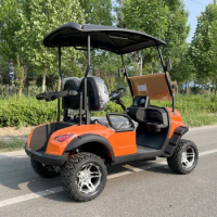 CE Lithium Battery Golf Car 48V 150AH Adults Scooter Solar Panels Powered 2 4 6 Seater Off Road Beach Buggy Electric Golf Cart