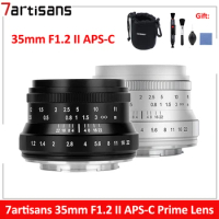 7artisans 35mm F1.2 II APS-C Large aperture Prime Lens For Micro4/3 Sony E zve10 A7III fujifilm Canon EF-M Nikon Z Z5