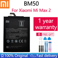For Original Xiaomi BM50 5200/5300mAh Battery For Xiaomi Mi Max 2 Max2 Battery Batterie Bateria Accumulator Smart Phone+Tools