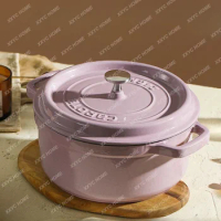 Cast Iron Pot Enamel Pot Household Saucepan Slow Cooker Casserole Thermal Cooker Induction Cooker Non-Stick Pan