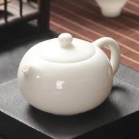 Kung Fu Tea Set White Porcelain Gaiwan Teapot Puer Teaware Services Bowl Akadama Cha Cup Mug Chinese Tableware Ceremony Coffee