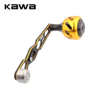 Kawa 2021 New Fishing Reel Handle Aluminium Alloy Handle Double Color Handle For Baitcasting Hole Size 8*5/7*4 mm Length 120 MM