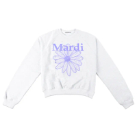 【MARDI MERCREDI】印 大學T 多色 經典小雛菊 純棉 短版長袖 聯名款(百搭爆款/韓國潮流花)