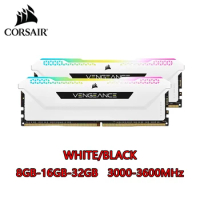 CORSAIR VENGEANCE RGB PRO SL White/Black DDR4 RAM 8GB/16GB 32GB 3000MHz 3200MHz 3600MHz DIMM Desktop Memory