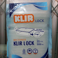 KLIR LOCK THINWALL PERSEGI PANJANG 500ML
