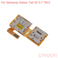 SIM Card Holder Contact Flex Cable For Samsung Galaxy Tab 9.7 S2 T815 SIM Card Reader