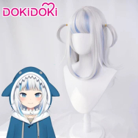 IN STOCK Gawr Gura Wig Hololive English Cosplay Gawr Gura Wig DokiDoki Cute Wig Hololive English Cos