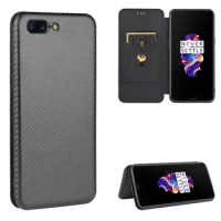 For OnePlus 5 Case Luxury Flip Carbon Fiber Skin Magnetic Adsorption Protective Case For OnePlus 5 1+ 5 OnePlus5 Phone Bags