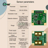 5V HLK-LD1115H Mini 24G Human Presence Sensor Switch Micro Motion Detection Radar Module Power Supply Home Appliacne