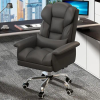 Aesthetic Ergonomic Office Chair Glides Swivel Comfortable Wheels Office Chair Luxury Nordic Cadeira De Office Furniture