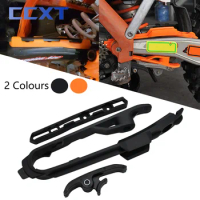 Motorcycle Swingarm Chain Slider Kit Brake Hose Clamp For KTM SX XC SXF XCF 125 250 300 350 450 2018 2022 For Husqvarna FC FS FX