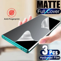 3Pcs Matte Hydrogel Film For Sony Xperia 1 5 10 V Pro IV I II III Full Screen Protector XA2 Ultra XZ Premium XZ1 XZ2 XZ3 Compact