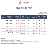 Áo Polo Thể Thao Nam Synthetic Logo FASVIN Dày Dặn Thoáng Mát PL25672