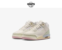 Sepatu Basket Anak Nike Air Jordan 3 Retro GS "Sail and Jade Aura" IF4758-100 6Y