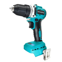 10mm Cordless Brushless Drill Electric Hand Drill Screwdriver 2 Speed 23 Torque Setting fit Makita 18v Battery (No Battery)