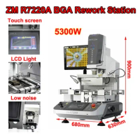 ZM-R7220A BGA Rework Station Soldering Machine with Optical Alignment Reparing Updated Reballing Kit Tool for Mobile Phone 5300W
