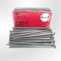 PERKOTAK Paku Beton 12 cm Marabu Hitam Paku Tembok Dinding 120 mm Concrete Nail Kayu Isi 100 pcs