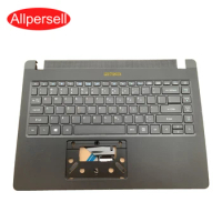 For ACER TravelMate P214 N19Q7 Palm rest keyboard upper cover laptop top case shell