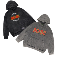 MF BAND HOODIE // ACDC // RELAXED // ACID WASH