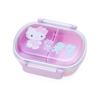 【SANRIO 三麗鷗】可微波橢圓雙扣便當盒 Hello Kitty 小熊(餐具雜貨)