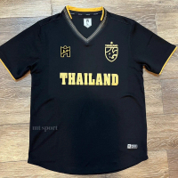 เสื้อกีฬา Thailand  Imane IMA003 สีดำ  ( S - 7xL ) มีไซส์ใหญ่สำหรับคนตัวใหญ่ สามารถเพิ่มชื่อกับเบอร์