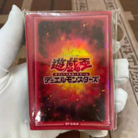 70Pcs Yugioh Master Duel Monsters Six Charmers Set Fire Attribute Collection Official Sealed Card Protector Sleeves