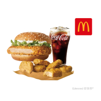 【麥當勞】勁辣鷄腿堡+六塊麥克鷄塊+中杯可口可樂(好禮即享券)
