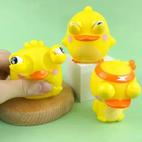 Jumbo Squishy Yellow Duck Squeeze Toy Squeeze Fidget Toys Kawaii Squishies Squishy Toys For Kids Anti Stress Ball Squeeze Party