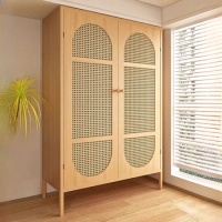 Wood Bedroom Wardrobe Storage Nordic Luxury Organizer Open Closets Wardrobe Cabinet Shelves Rangement Chambre Bedroom Furniture
