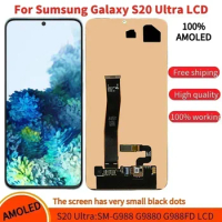 AMOLED Display For Samsung Galaxy S20 Ultra LCD Display Touch Screen Assembly For Samsung S20 Ultra 