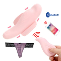 G-spot Massage Clitoris Stimulator Bluetooth APP Invisible C String Vibrating Panties Wireless Remote Control 12 Speeds
