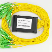 3.0mm Diameter Fiber 1550nm Optical Fiber 1x32 ABS Coupler Splitter Module for PON Networks SC/APC