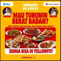 PROMO Yellowfit Kitchen - MONTHLY E-Voucher Lunch AND Dinner