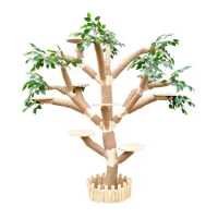 Tree and Cat Climbing Frame, Wear-Resistant Log, Healthy Cat Tree, Jumping Platform