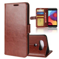 Brand gligle R64 pattern leather wallet case for LG Q8 / V20 Mini case cover protective shell bags