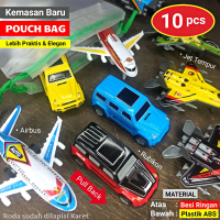 PAKET MIX 10 PCS (MOBIL DAN PESAWAT BESI) IRON JET AIRPLANE + IRON AIRBUS + IRON JE3P RUBIKON (PULLB