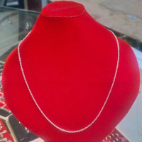 Kalung Perak Murni (Rantai Medan Polos)