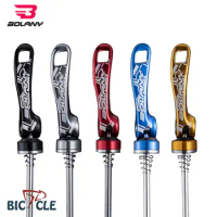 Bolany MTB Skewers 100 135 Bicycle Parts MTB Road Bike Quick Release Alloy Cycling Wheel Hub Skewers Set Hub Quick-release Lever