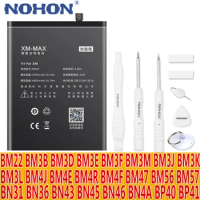 NOHON BM3L BM4E BP40 BM4J For Xiaomi Mi 9 Mix 4 C 8 10 T Lite Pro Max 3 POCO F3 F1 Redmi Note 8 5G 7 6 5A BM4F BM4F BN57 battery