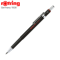 Rotring 300ดินสอกด0.5มม. 0.7มม. 2.0มม. ราคาไม่แพงน้ำหนักเบากระบอกพลาสติกสีดำพร้อมปากกาคลัตช์