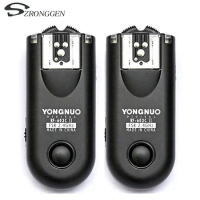YONGNUO RF603II Wireless Flash Trigger 2 Transceivers For Nikon D700 D300 D3100 D600 D610 Canon 5D Mark II III 6D 500D