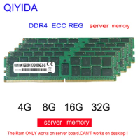 ddr4 ram 8gb 4GB 16GB PC4 2133MHz or 2400MHz 2600MHZ 2400T or 2133P ECC REG Server Memory 4G 16g 8g ddr4
