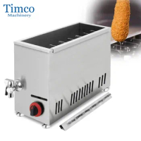 TIMCO LPG Gas Korean Cheese Hot Dog Fryer Machine 21L Sticks Fried Corn Stove Mozzarella Waffle Machine Commercial