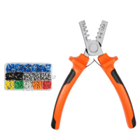 PZ1.5-6 Mini Portable Crimping Tool Set For Crimping Insulated And Uninsulated Ferrule Terminal Tubes Rust-Resistant