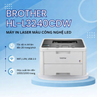 Máy In Laser Màu Brother HL-L3240CDW chính hãng có kết nối mạng, hỗ trợ in qua các thiết bị di động