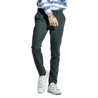 กางเกงสแลคขายาวรุ่น Monotone ทรงเดฟสี 50  Grey  erawon