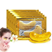 20pcs=10pairs 24k Gold Collagen Eye Mask Anti-Aging Dark Circles Hydrating Whitening Beauty Patch Eye Skin Care Korean Cosmetics